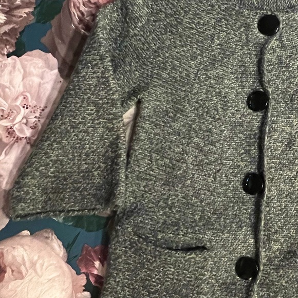 Wool blend AK petites button down sweater - Picture 13 of 16